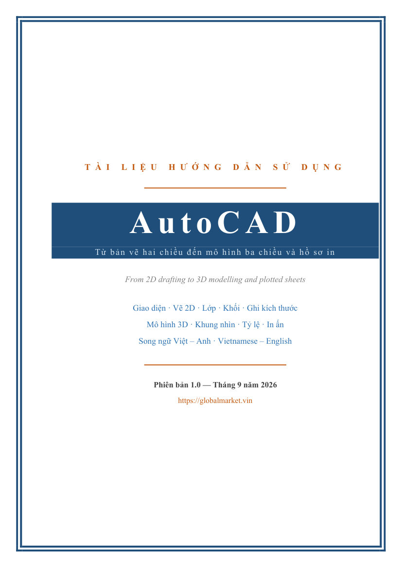Hướng dẫn sử dụng AutoCAD — Việt/Anh — Trang 1