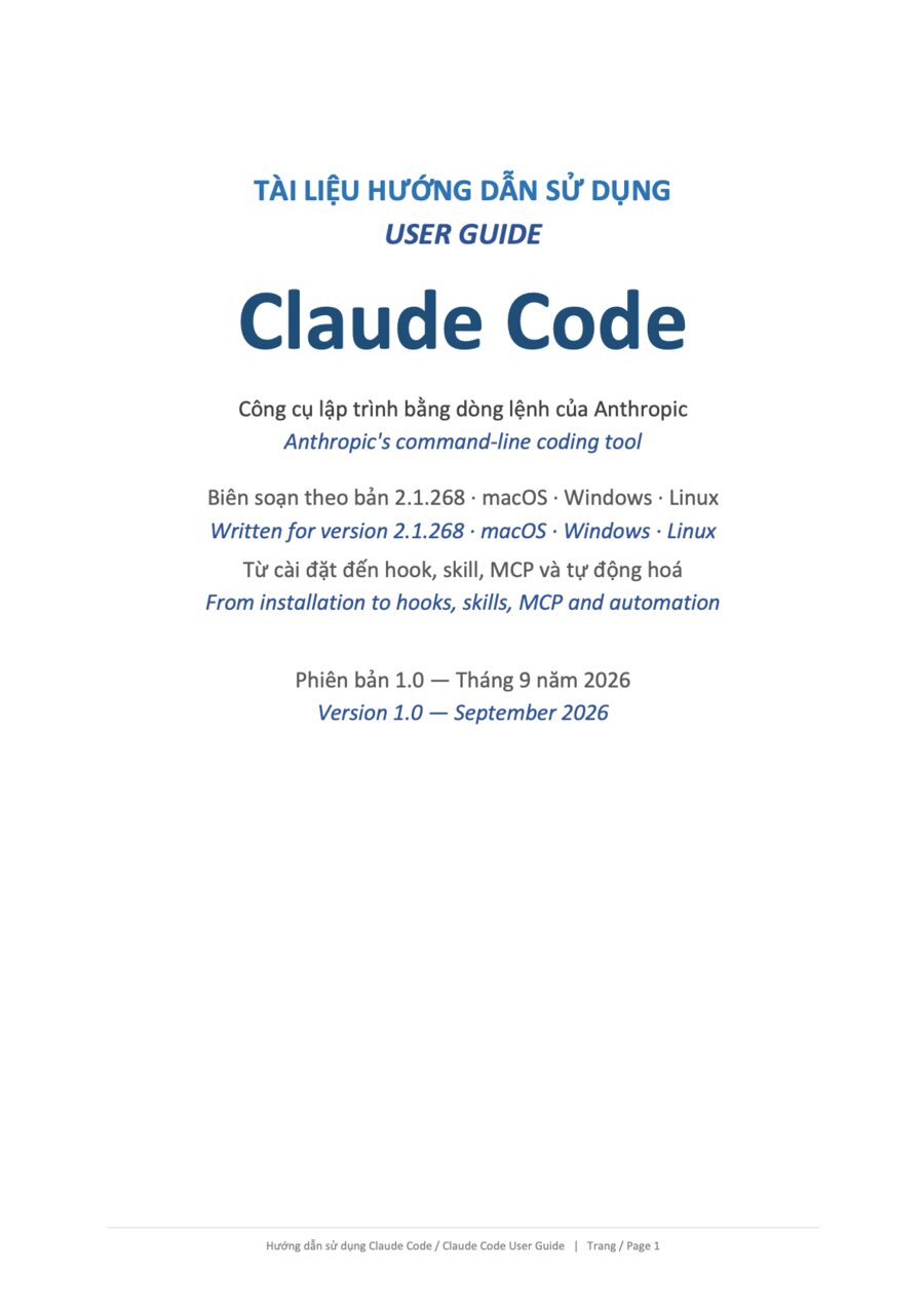 Hướng dẫn sử dụng Claude Code — Việt/Anh — Trang 1