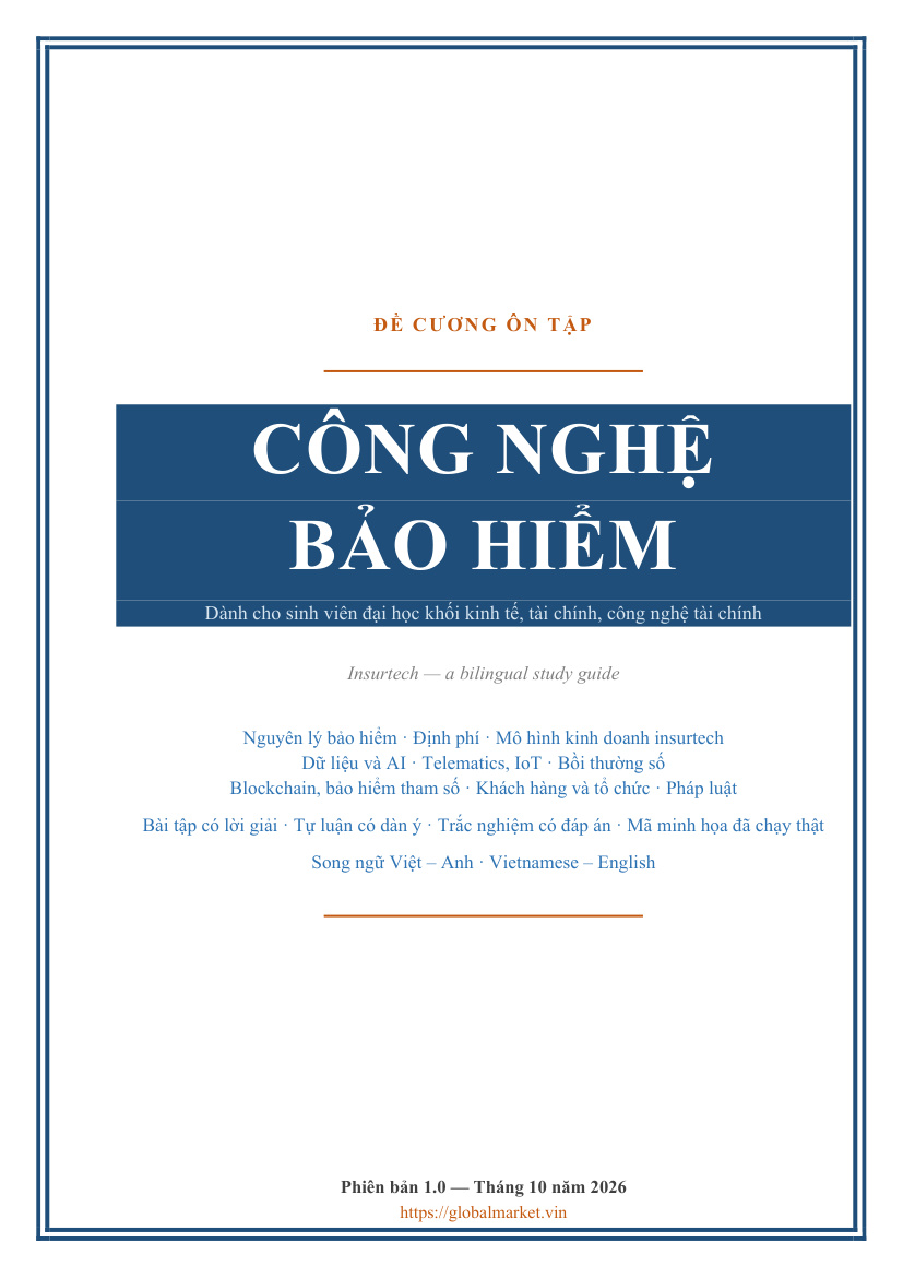 Đề cương ôn tập Công nghệ bảo hiểm — Việt/Anh