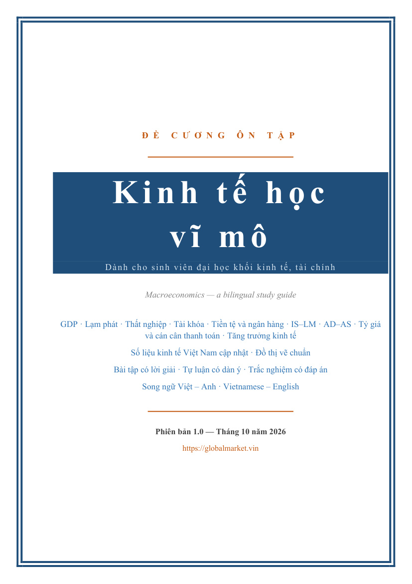 Đề cương ôn tập Kinh tế học vĩ mô